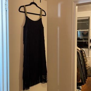 1920s Inspired Black Halloween Costume Dress